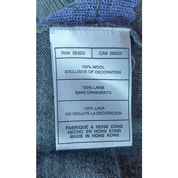 Nike Golf Women's Medium New Merino Wool V-Neck Sweater Grey Houndstooth Pattern - Picture 7 of 8